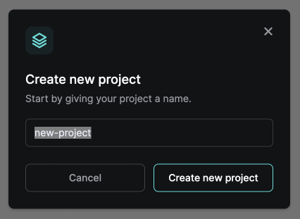 Create a project